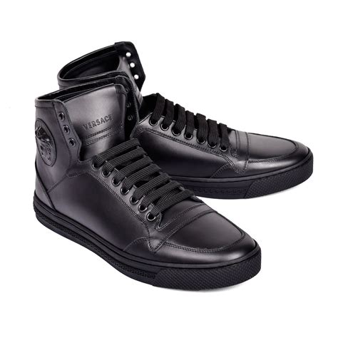 download high top versace|gianni Versace athletic sneakers.